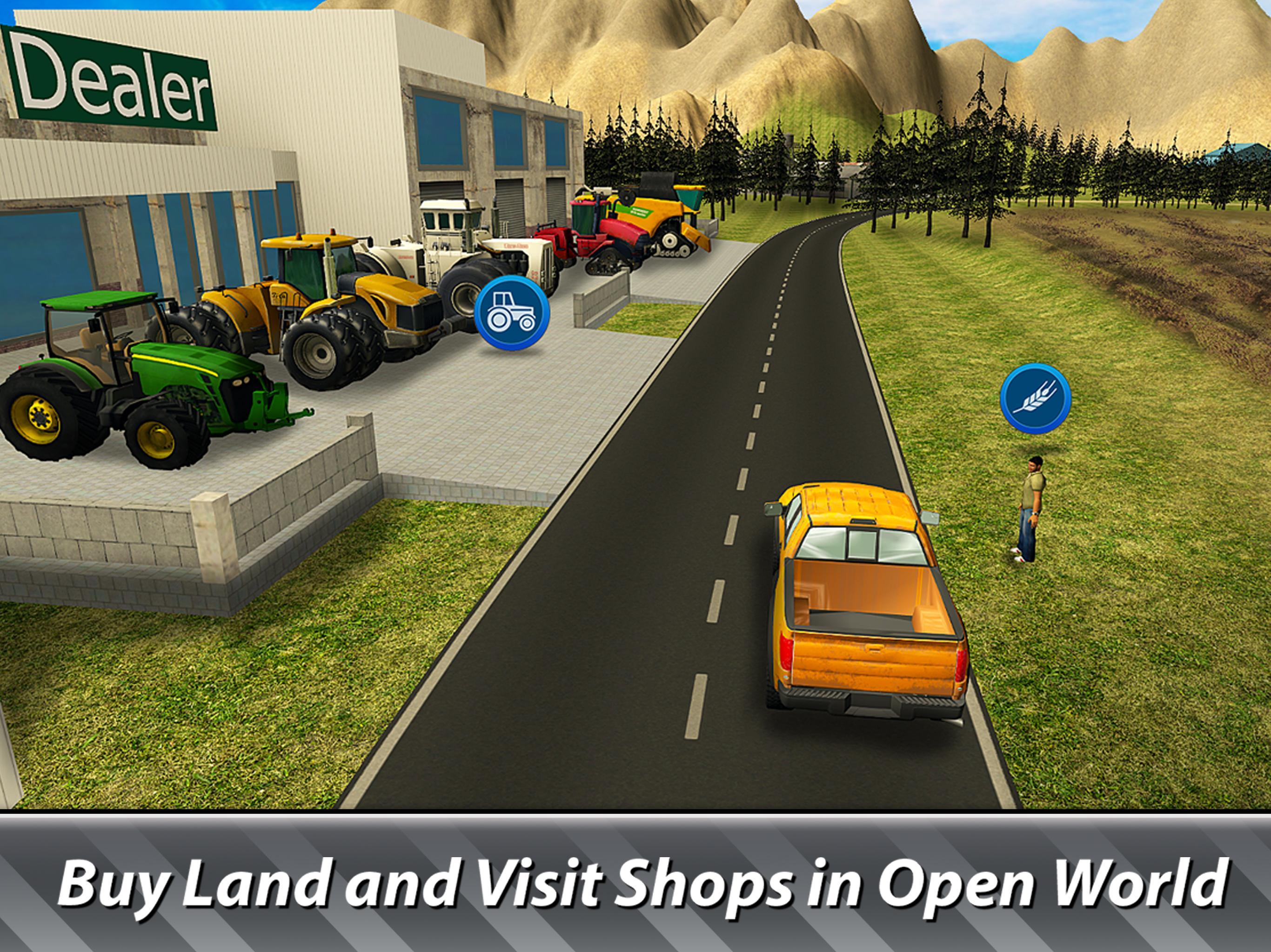 🚜 Farm Simulator: Hay Tycoon  Game Screenshot