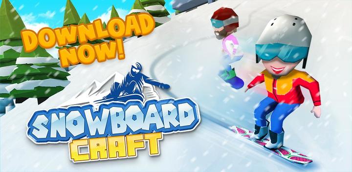 Banner of Snowboard Craft: Freeski, Sled Simulator Games 3D 