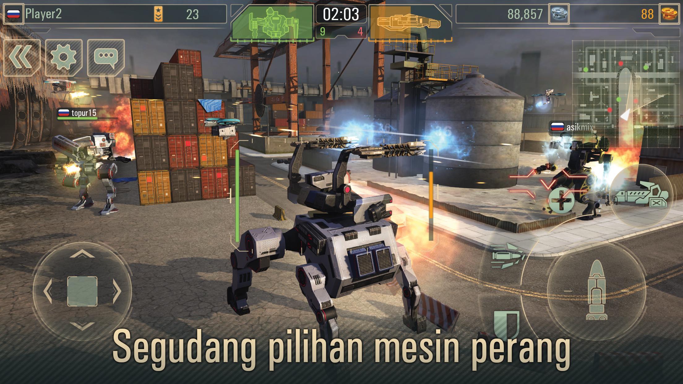 Cuplikan Layar Game WWR: Perang robot permainan 3D
