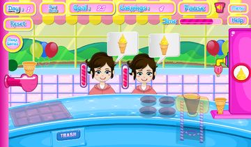 Cooking Ice Cream Cone Cupcake Game Screenshot