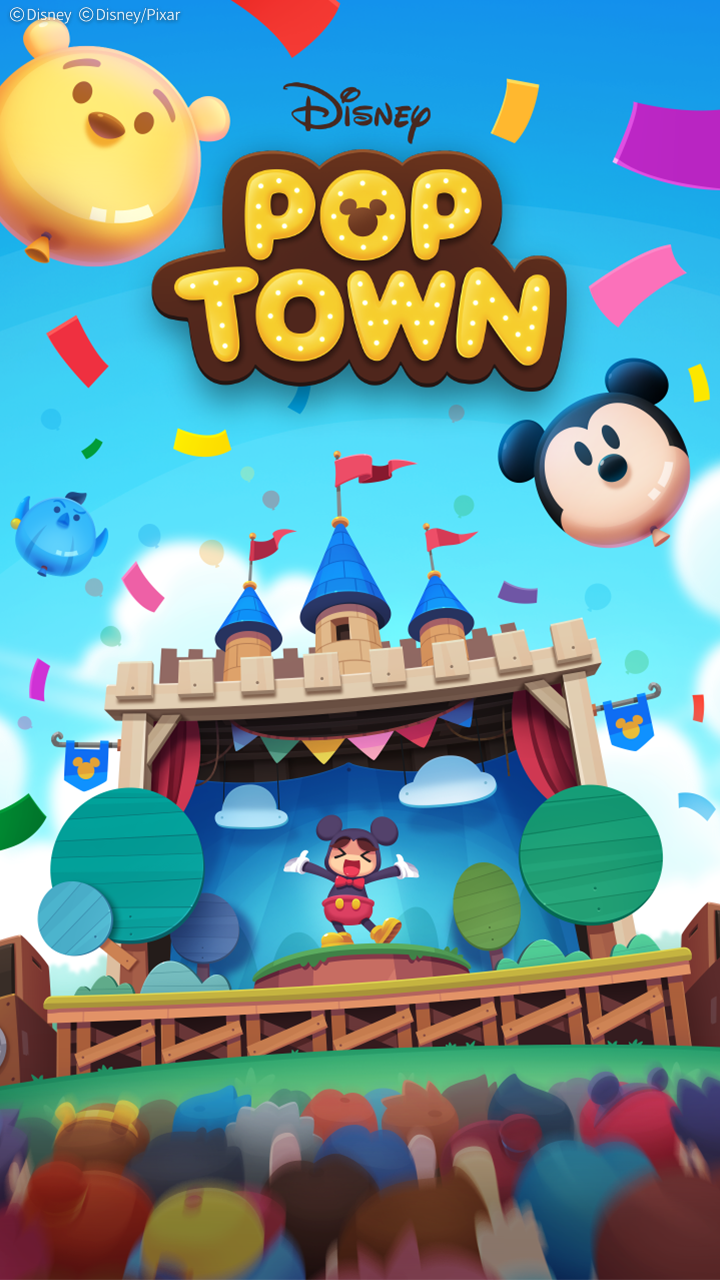Disney POP TOWN 게임 스크린샷