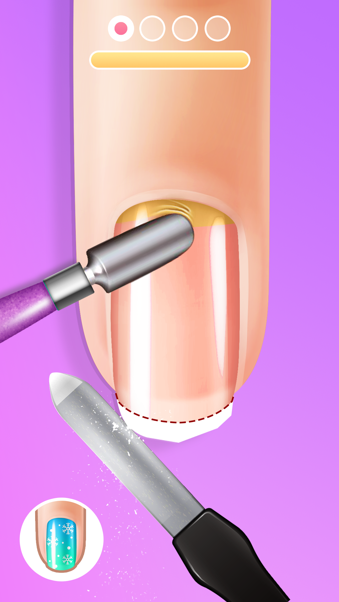 Cuplikan Layar Game Nail Glam: Nail Salon Games