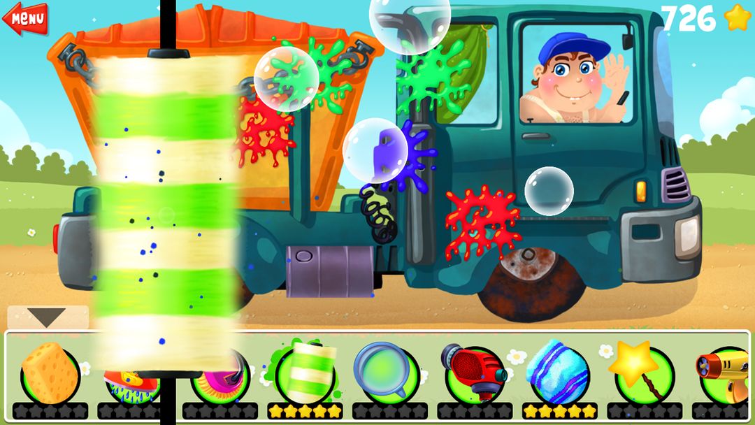 Screenshot of Amazing Car Wash Game For Kids