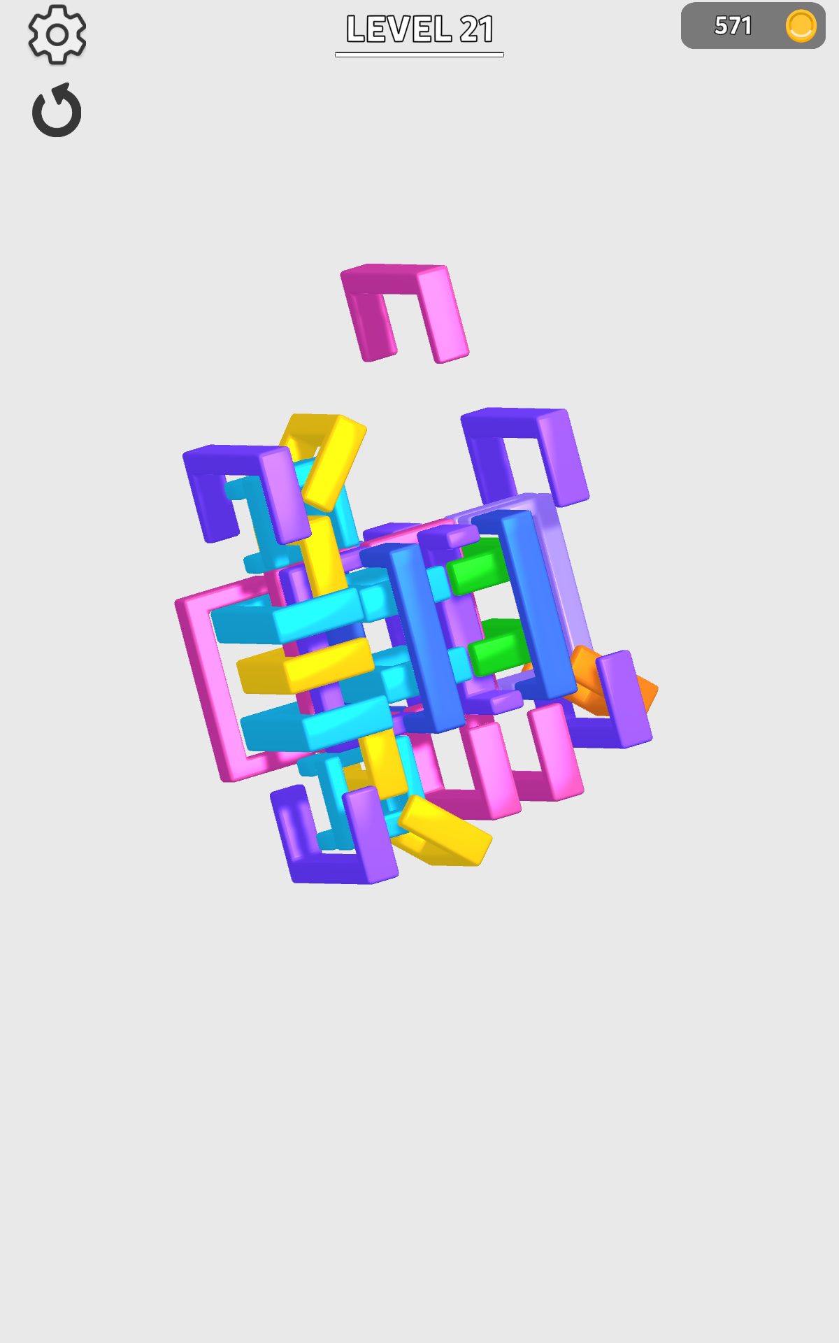 Screenshot of U Shape Puzzle