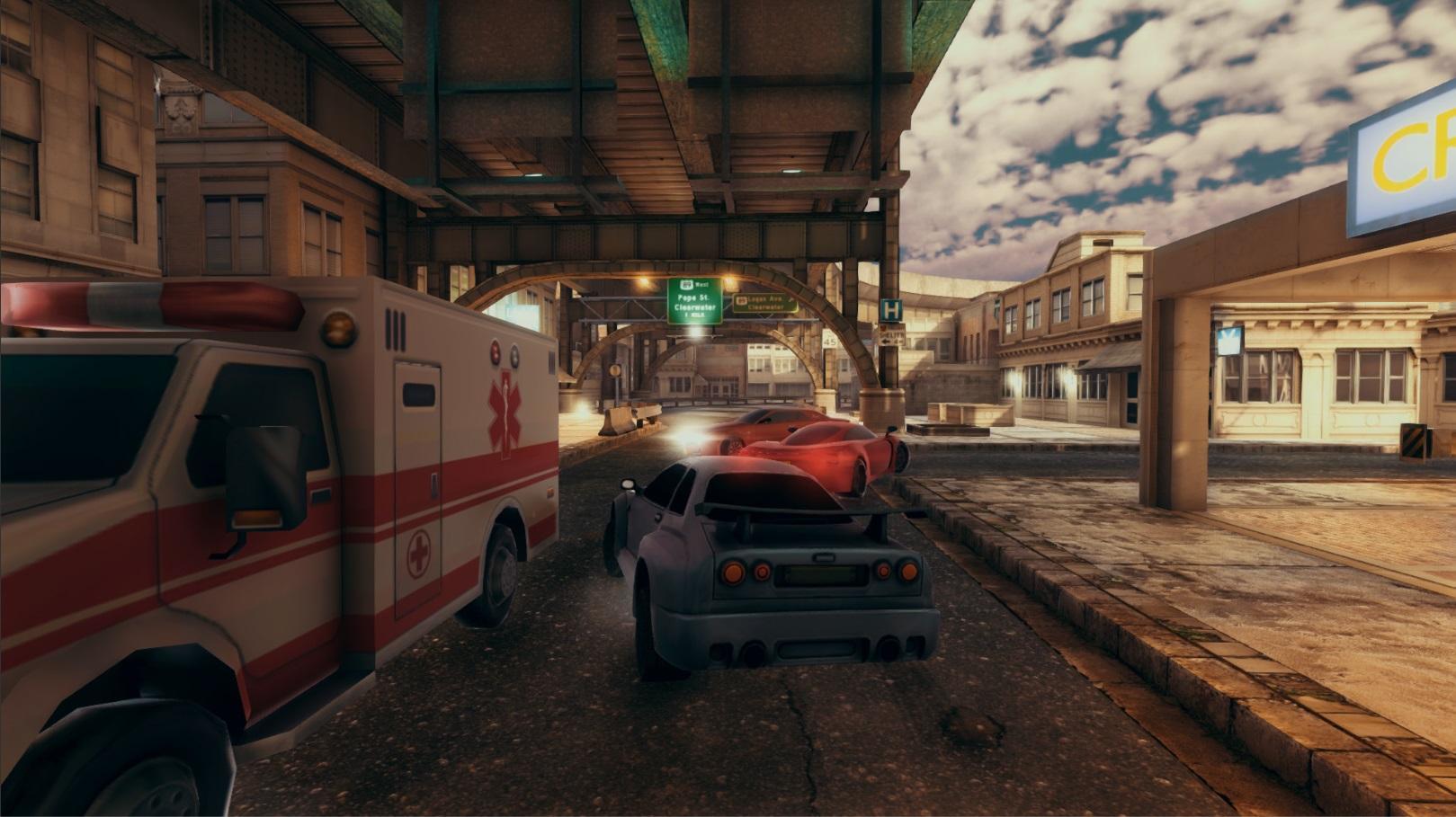Car Driving In City Game Screenshot