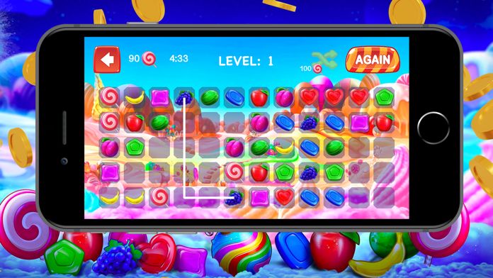 Screenshot of Sweet Candy Land Game