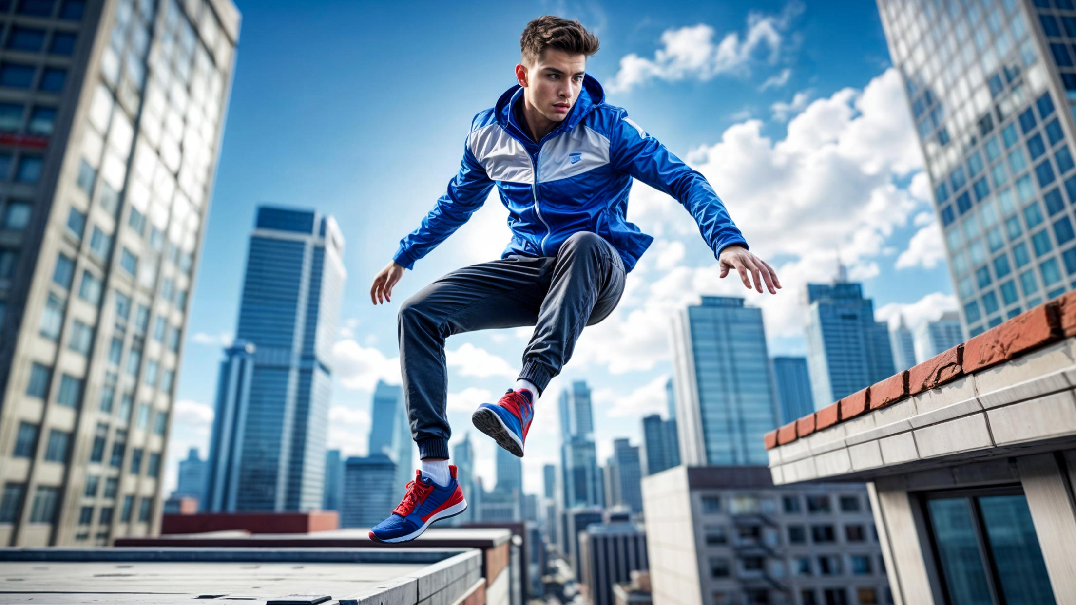 Going Up Parkour Sim: Rooftop Game Screenshot