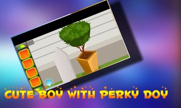 Kavi Game 415 - Cute Boy With Perky Dog Rescue Game Screenshot