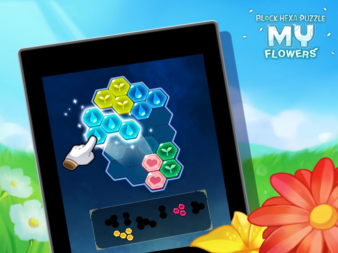 Block Hexa Puzzle: Bungaku screenshot game