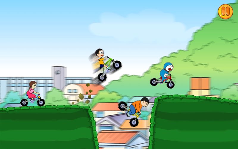Screenshot of Nobita Bike Race Free