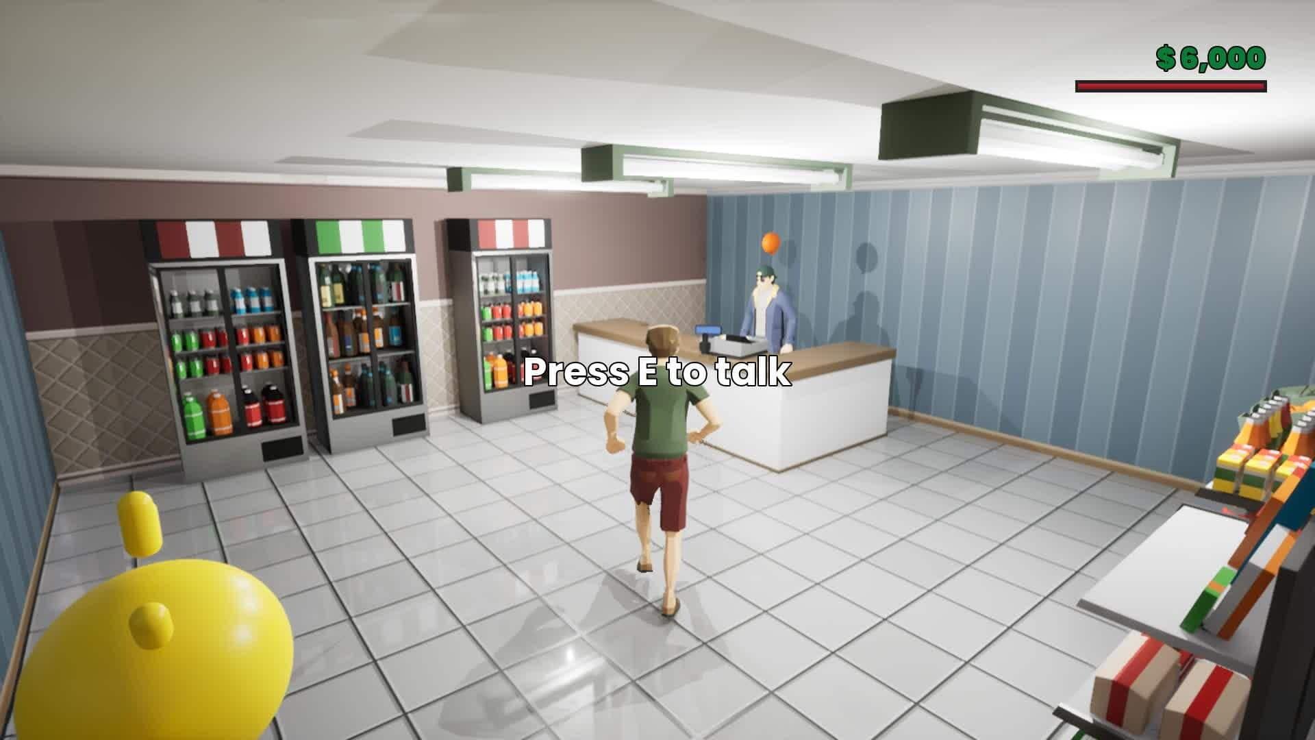 Poly Plaza Game Screenshot