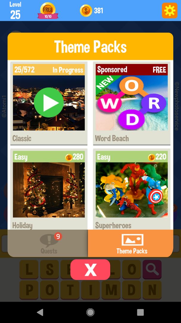 Pictoword Family: Fun Offline Word & Brain Games screenshot game