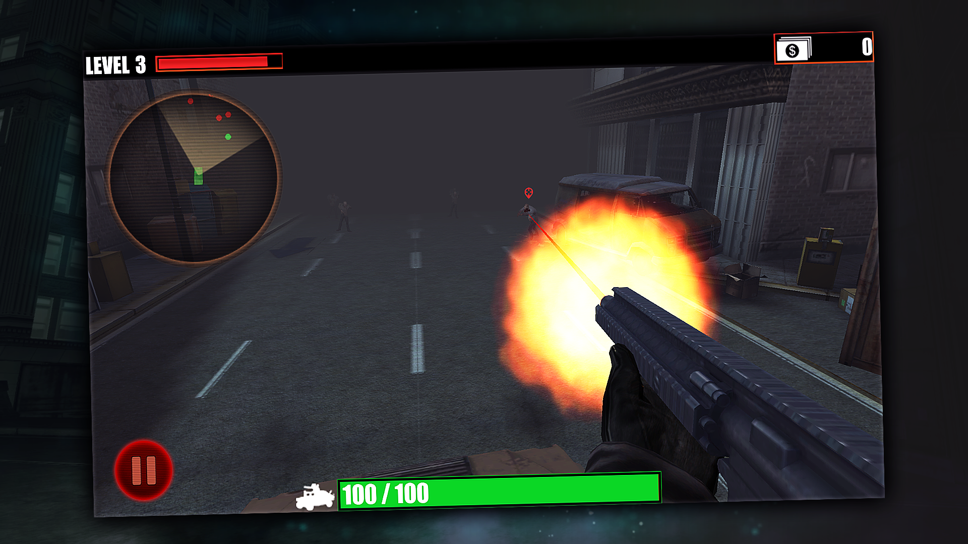 Screenshot 1 of VR Zombies: O atirador de zumbis 1.0.6