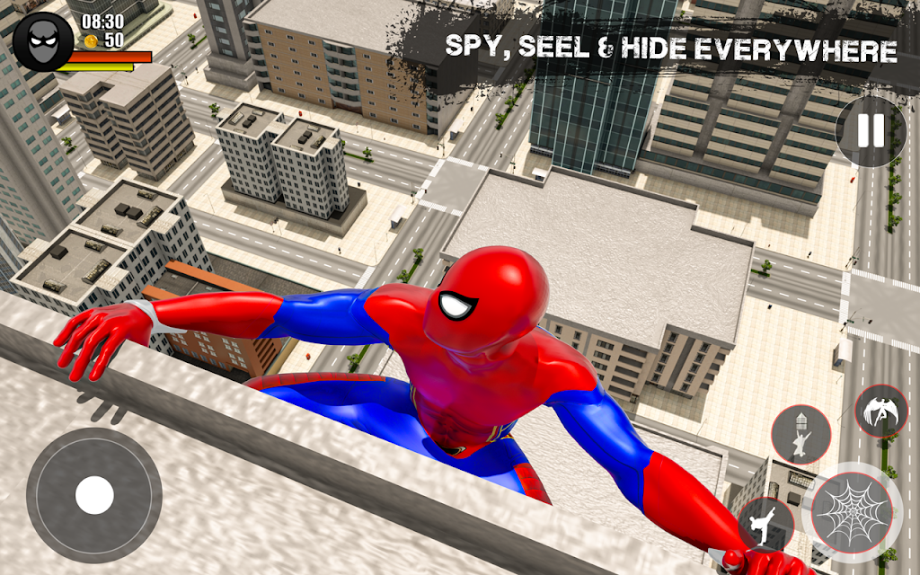 Spider Man Rope Hero Gangster ภาพหน้าจอเกม