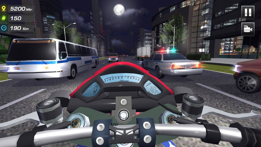 Screenshot of Highway Moto Rider 2: Traffic