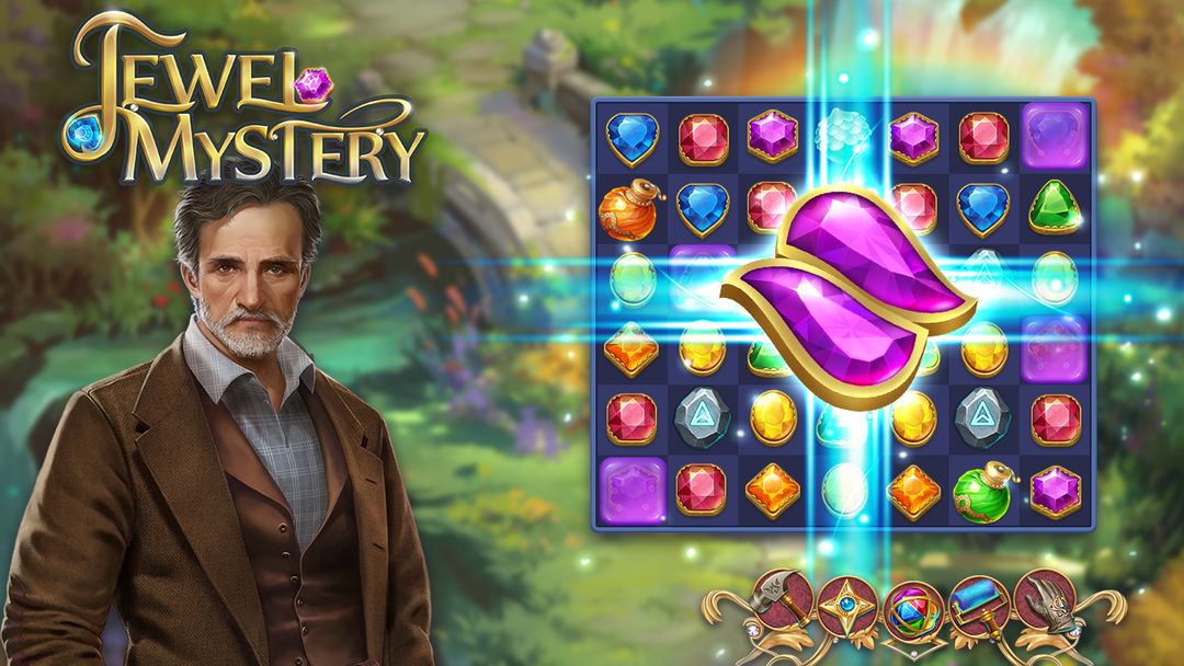 Jewel Mystery - Match 3 Story ภาพหน้าจอเกม