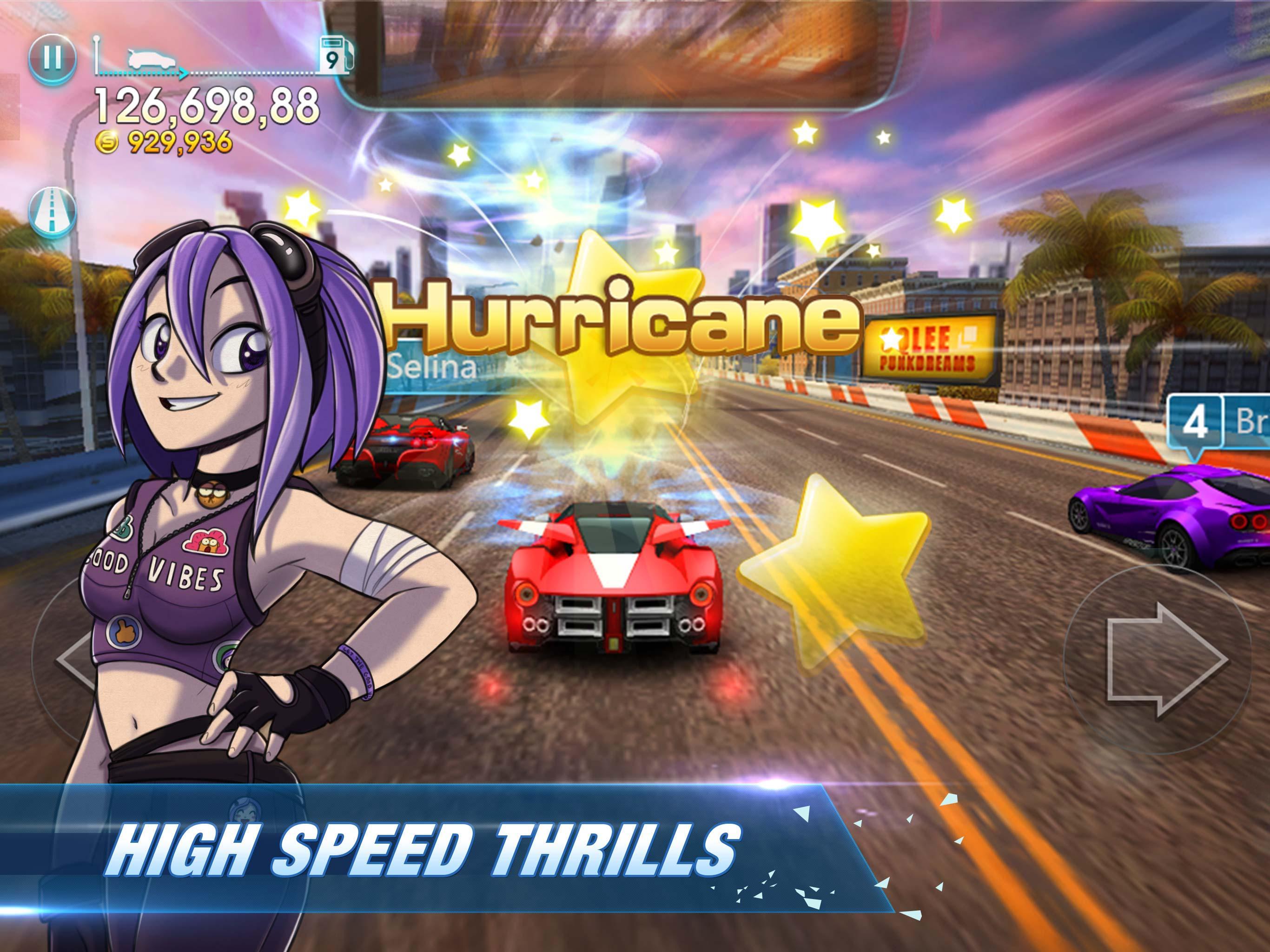 Viber Infinite Racer 게임 스크린샷