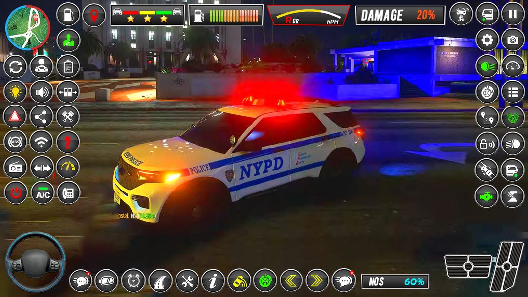 Drive Police Parking Car Games screenshot game