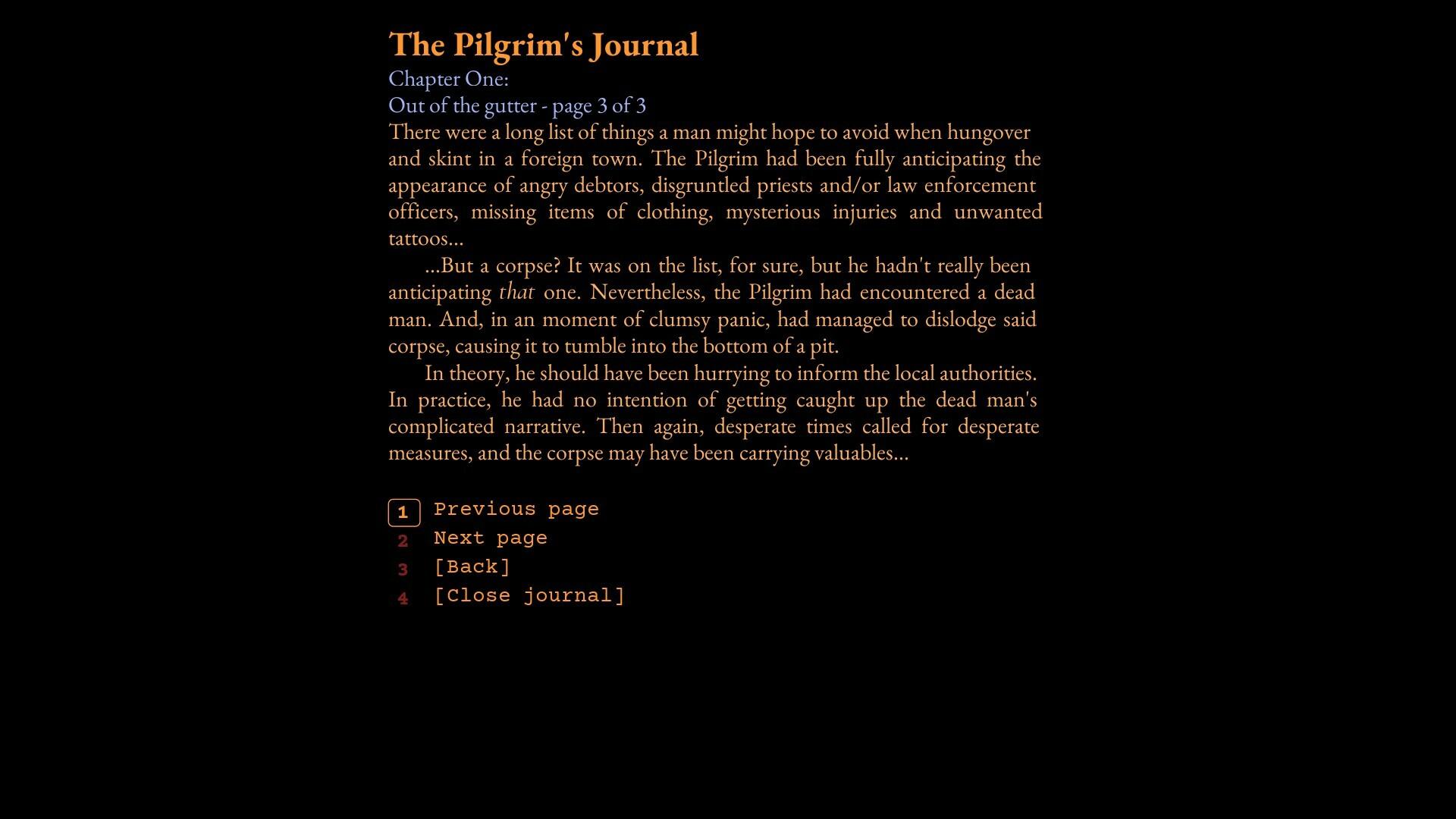 The Pilgrimage 게임 스크린 샷
