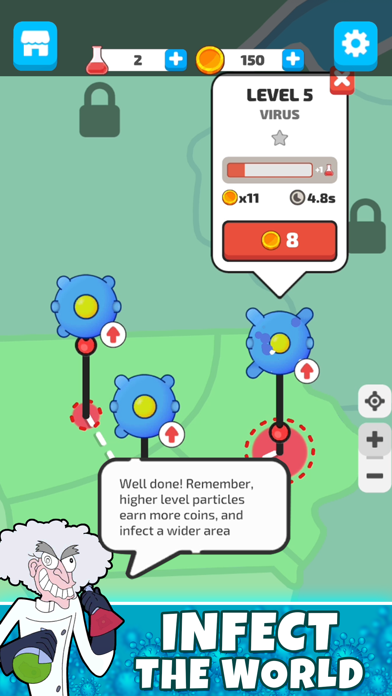 Virus Evolution: Destroy Earth Game Screenshot