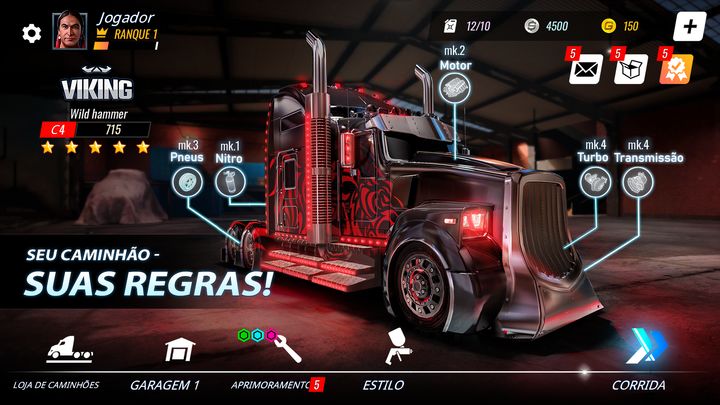 Screenshot 1 of Big Rig Racing:Jogo de corrida 7.20.4.600