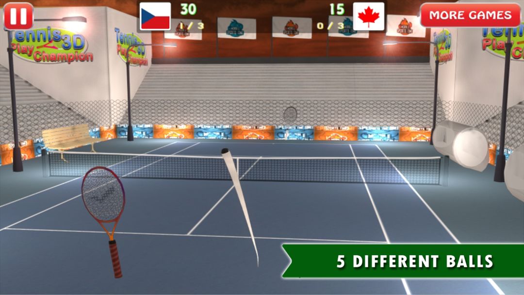 Tennis Championship Simulator 게임 스크린 샷