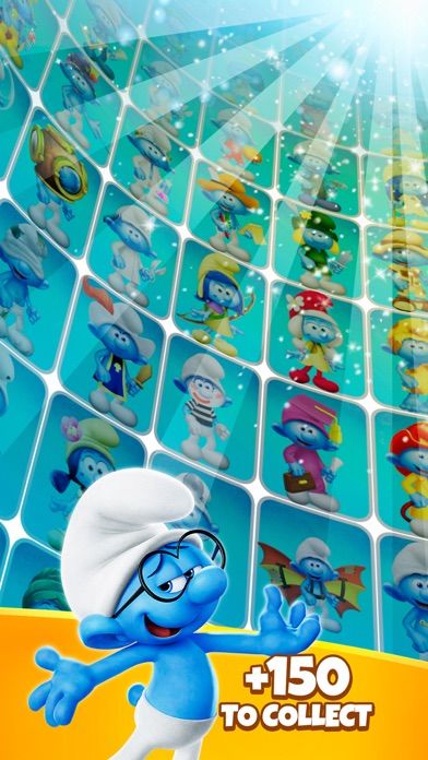 Screenshot of Smurfs Bubble Shooter Game