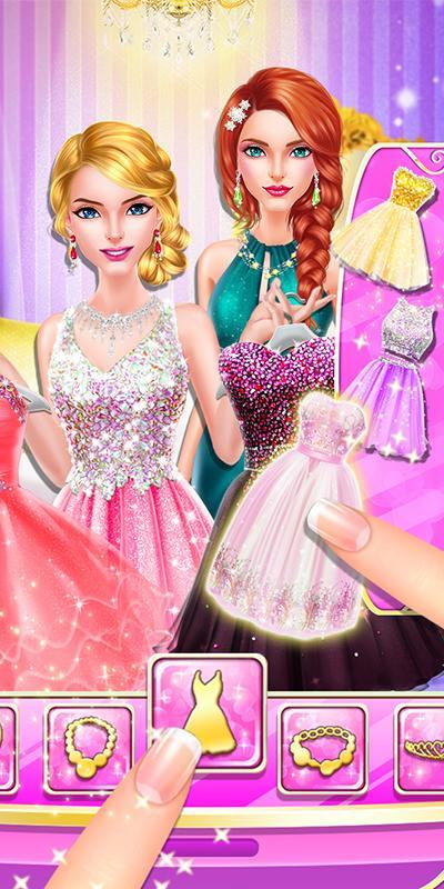 Cuplikan Layar Game High School PROM Night Salon