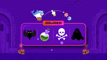 Baby Shark - Candy Challenge Game Screenshot