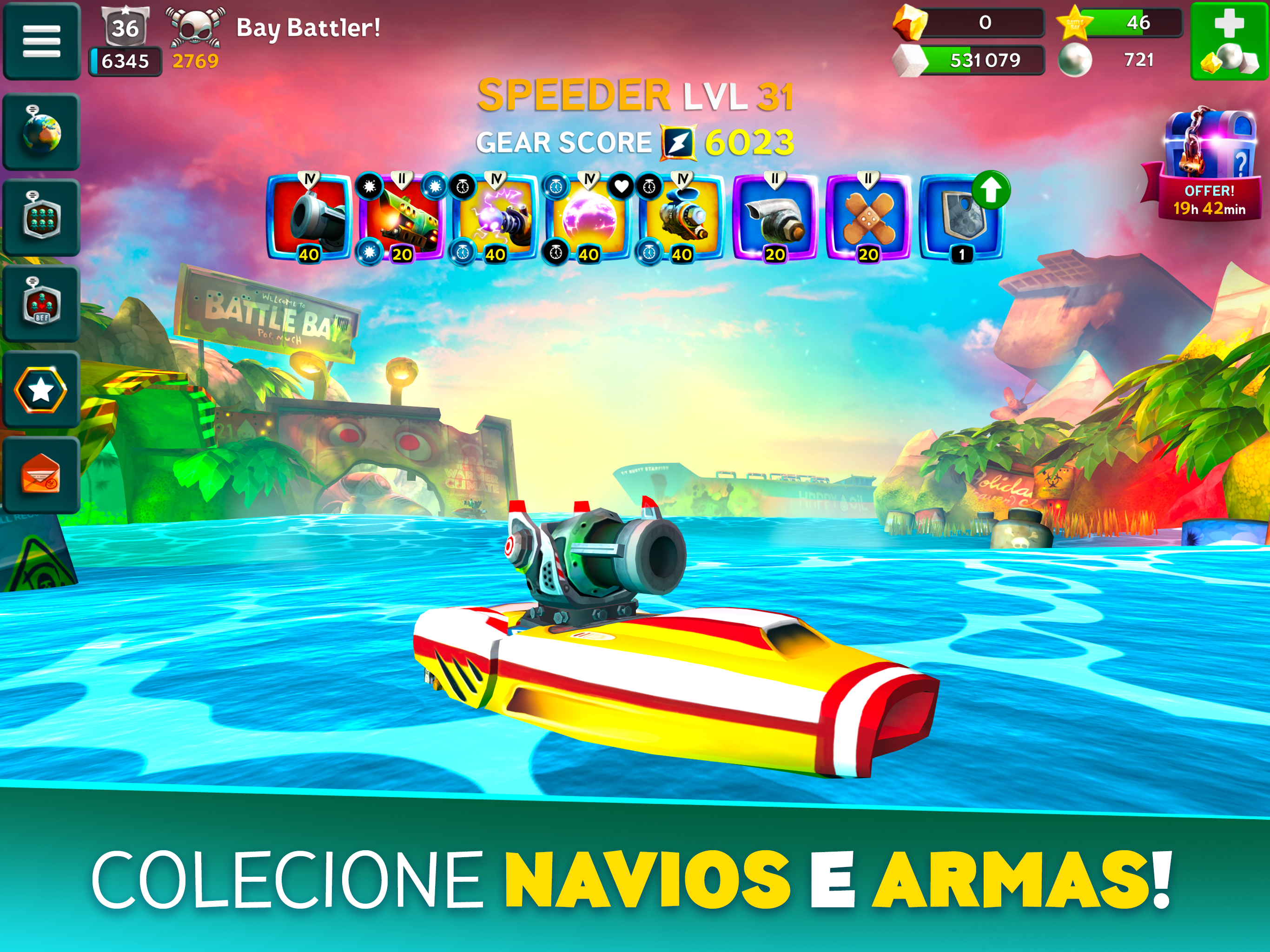 Captura de Tela do Jogo Battle Bay