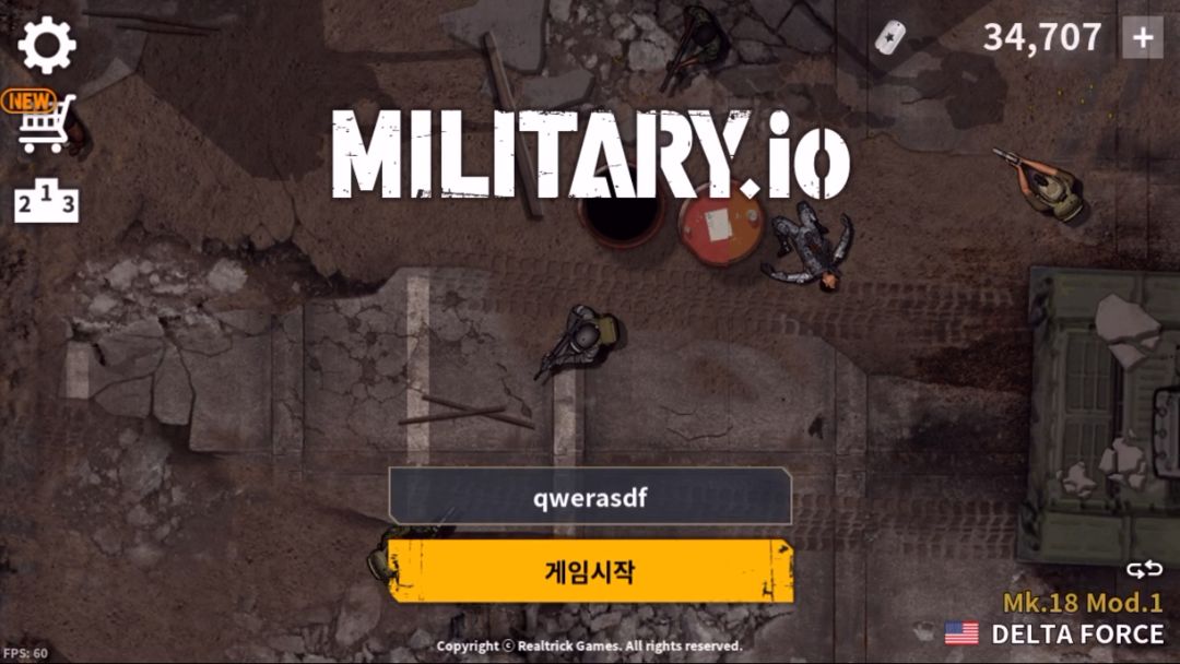 Screenshot of Military.io