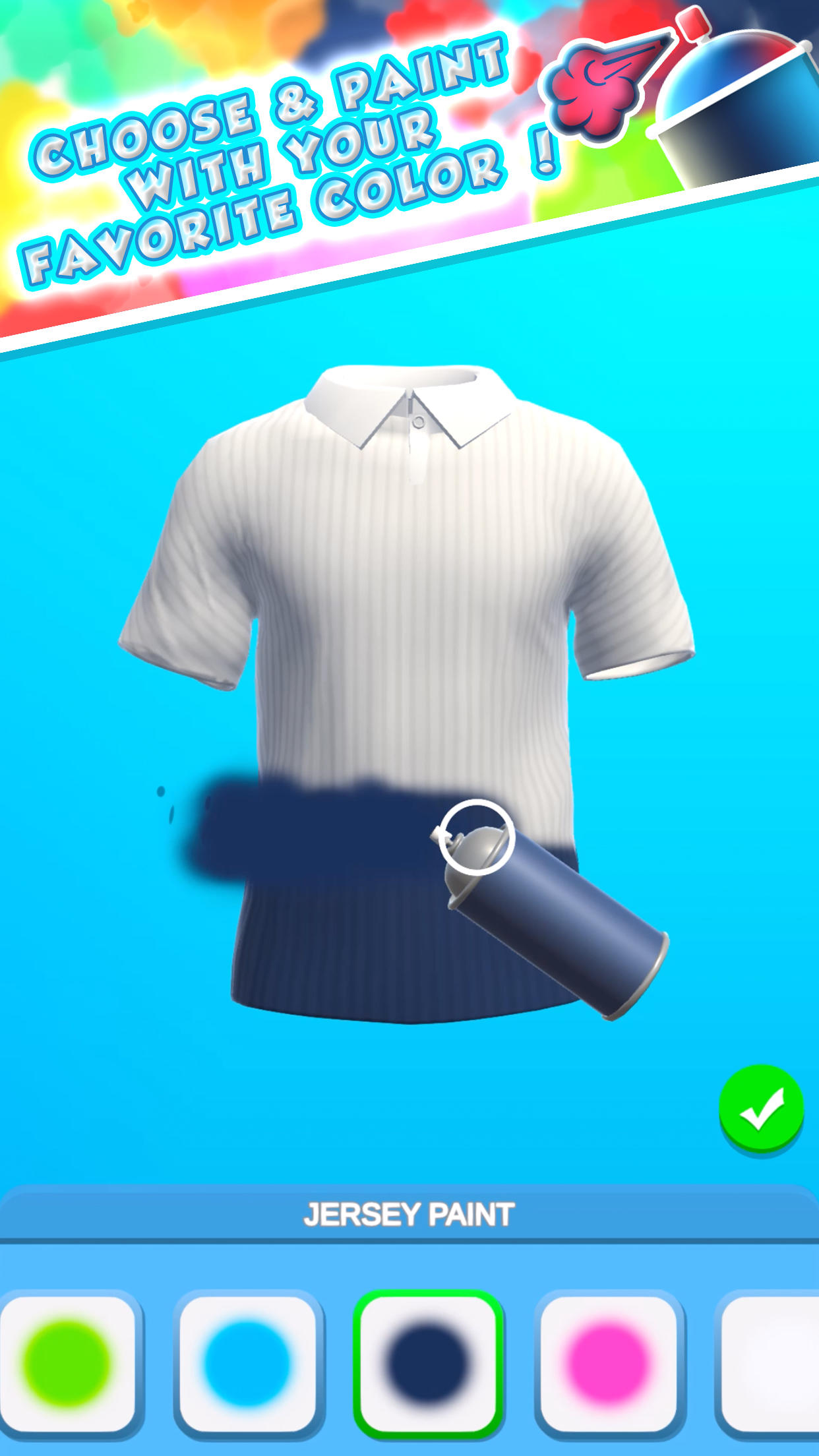 Captura de Tela do Jogo Jersey DIY