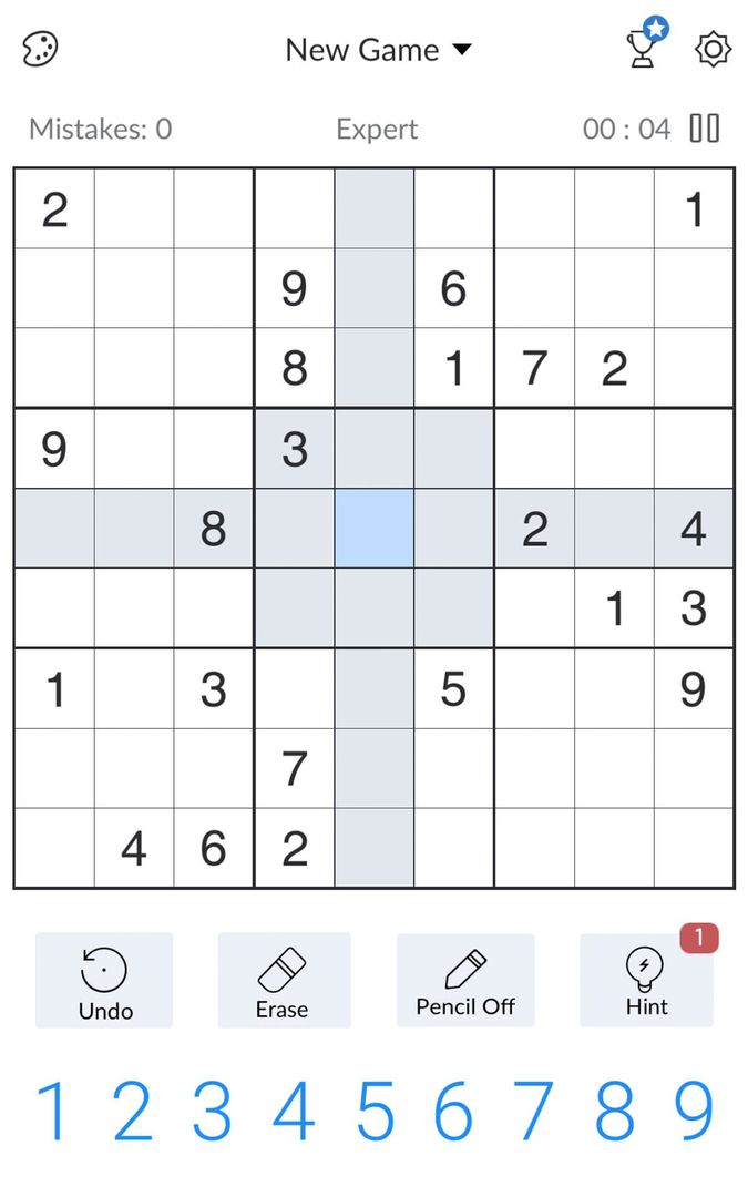 Screenshot of Sudoku - Classic Sudoku Puzzle