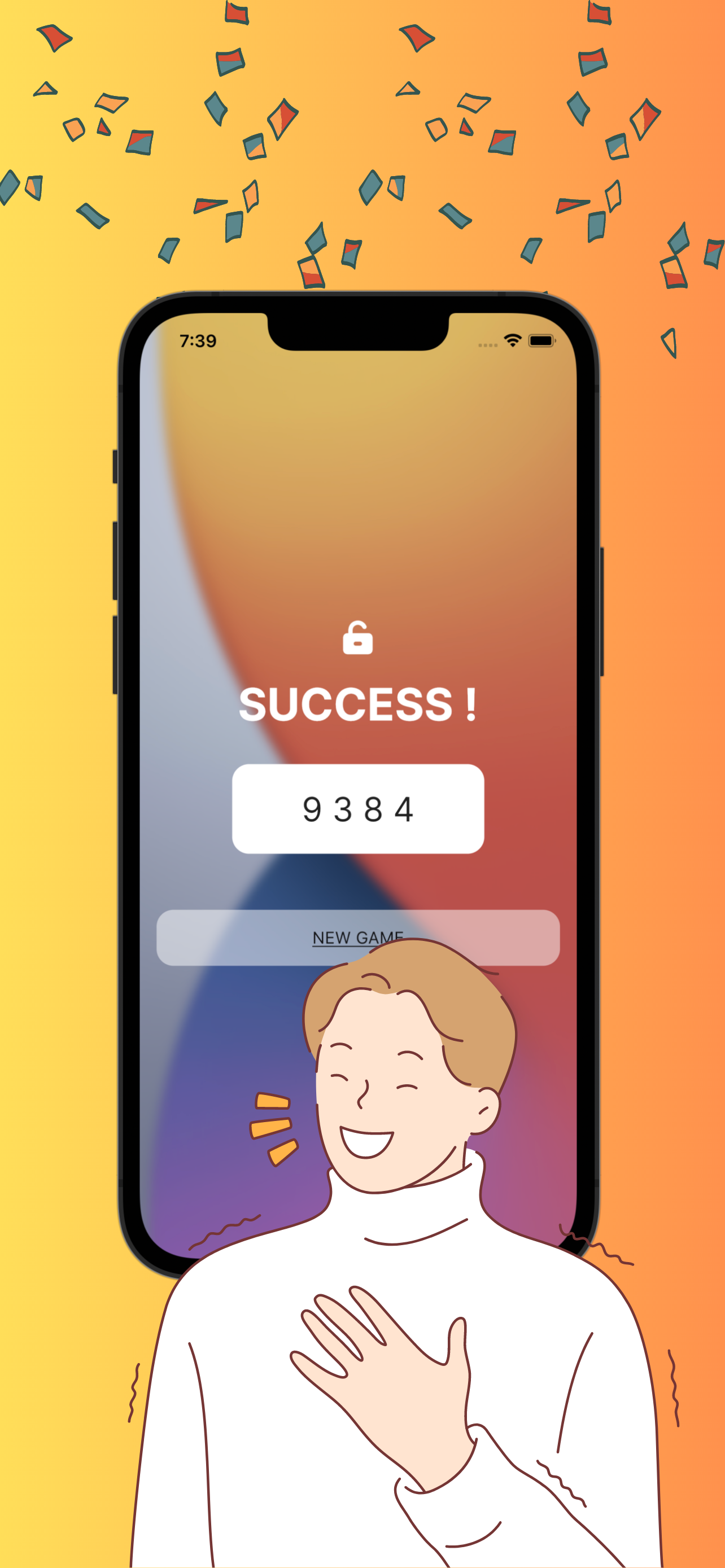 Screenshot of Passcode Hacking Game : Hacker