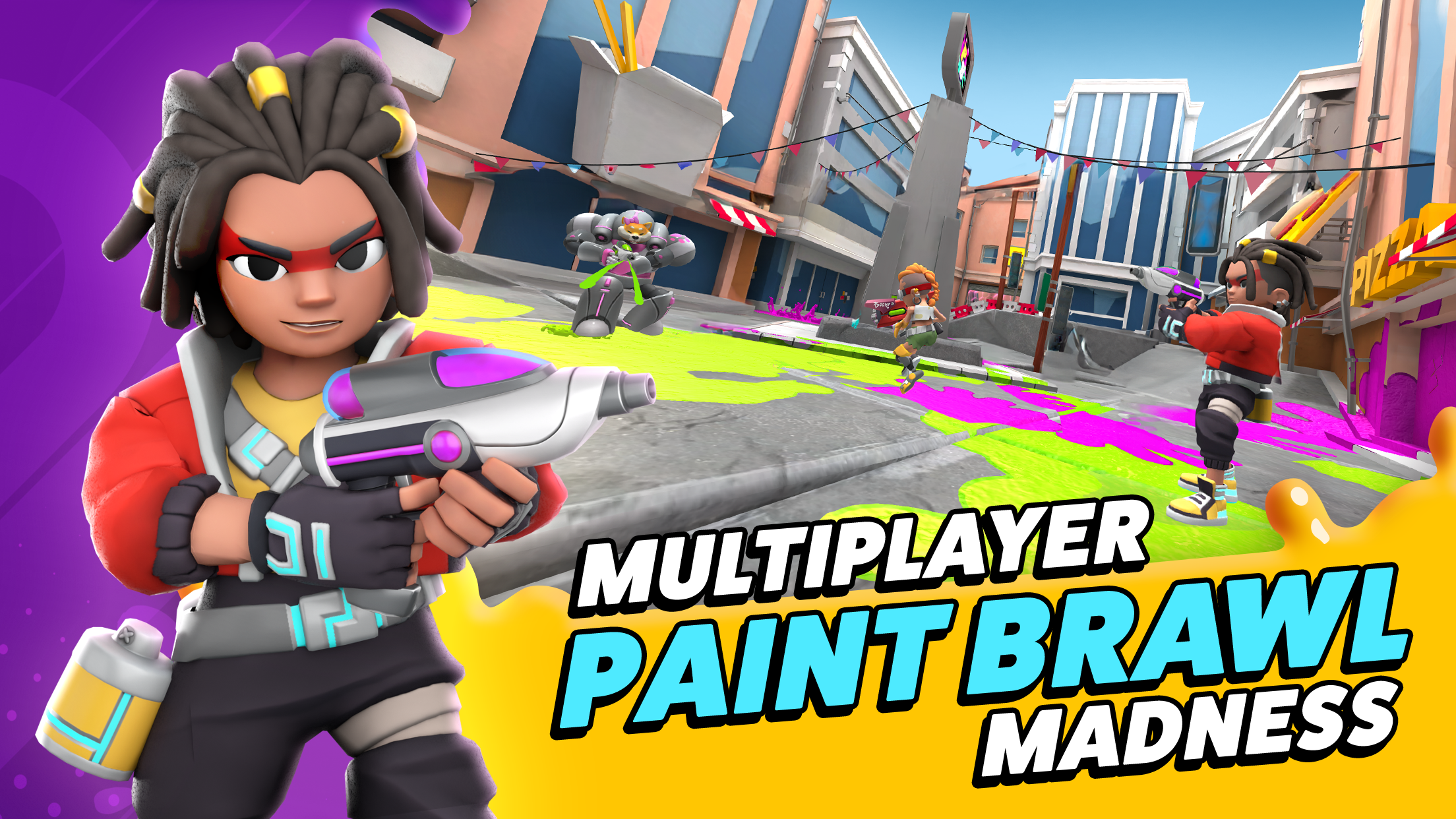 Paint Brawl : Color of War 게임 스크린샷
