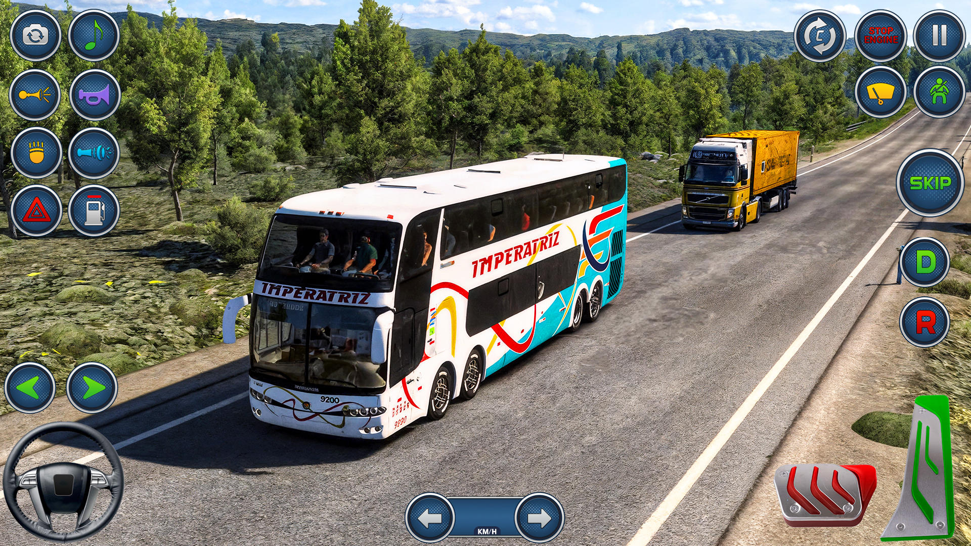 City Bus Driving -Offroad Bus Game Screenshot