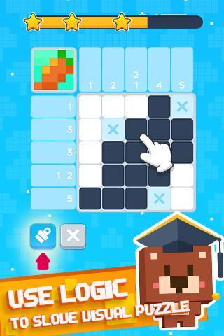 Pixel Cross Logic Puzzle screenshot game