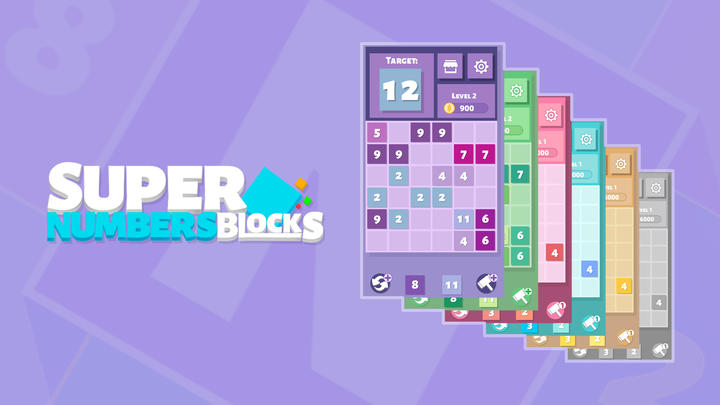 Banner of Super Numbers Blocks 