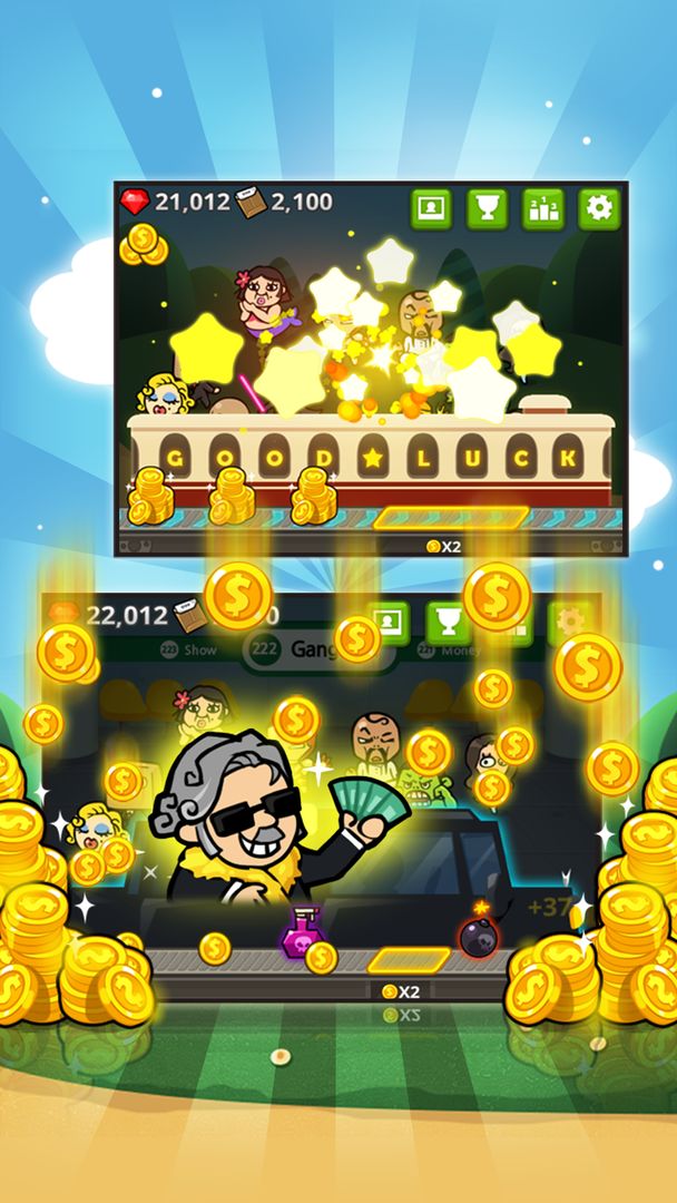 부자왕 키우기 - 미친 중독성 클리커 게임 게임 스크린 샷