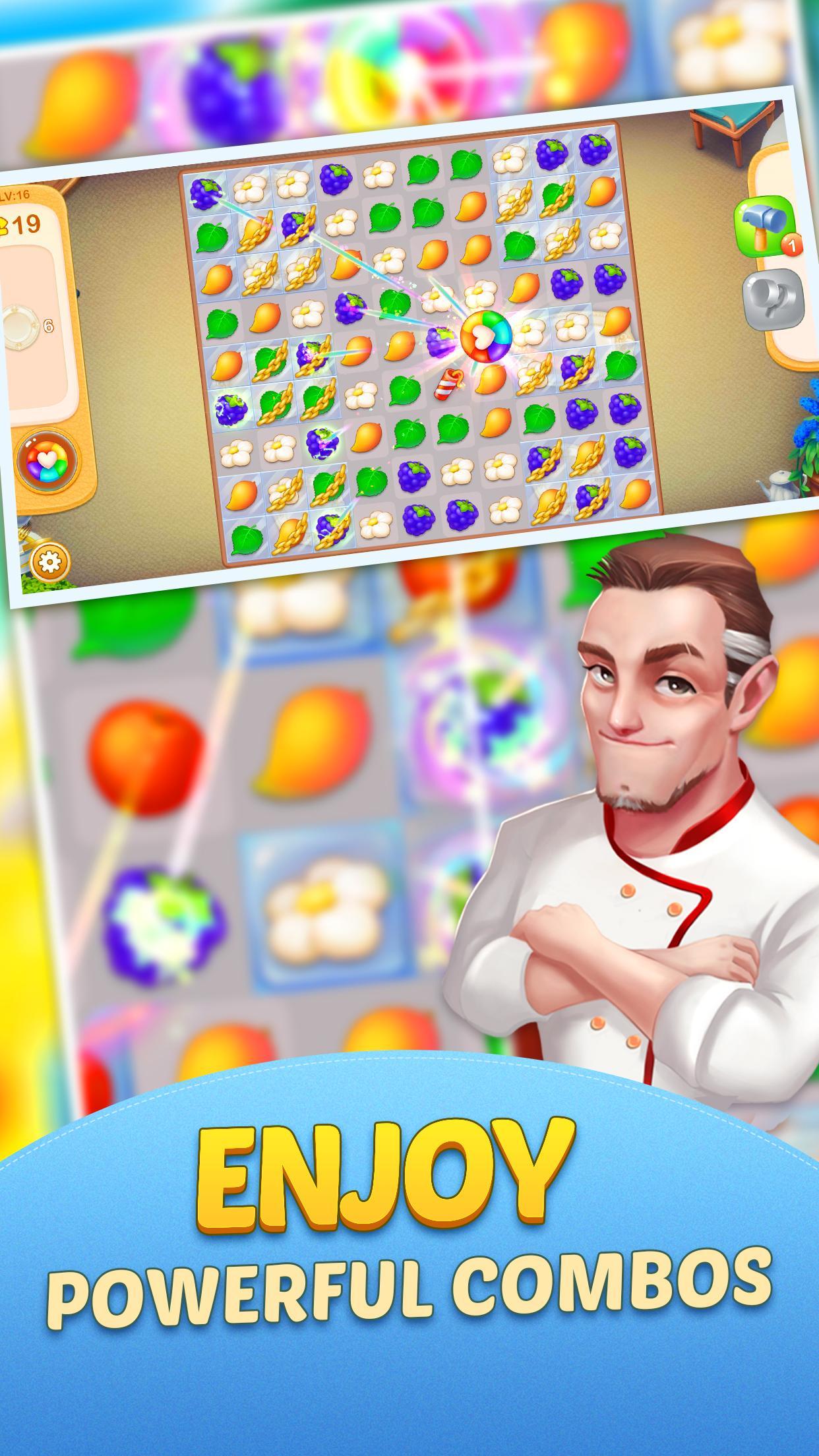 Dream Cafe: Cafescapes - Match 3 Game Screenshot