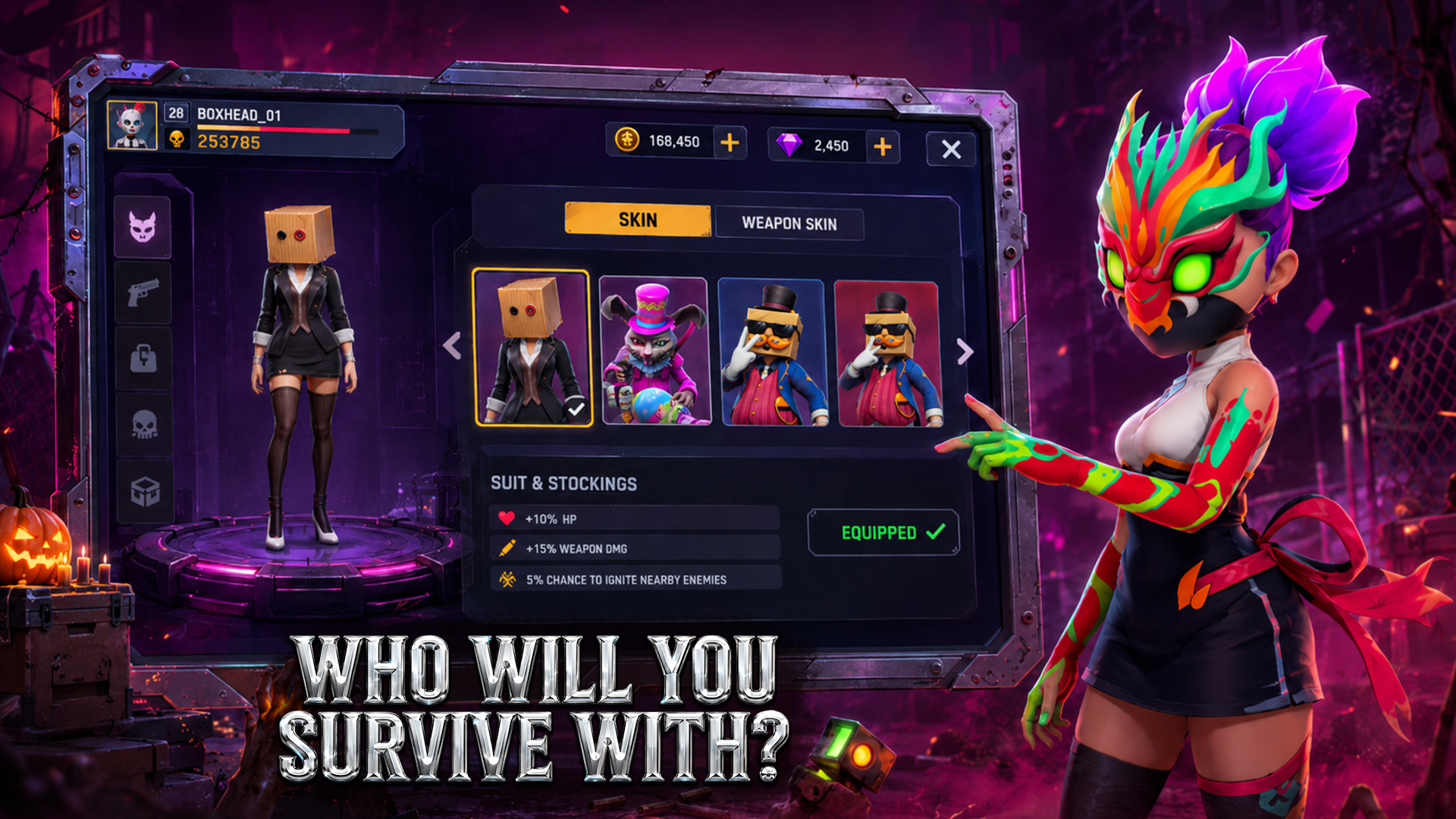 Box Head: Roguelike Game Screenshot