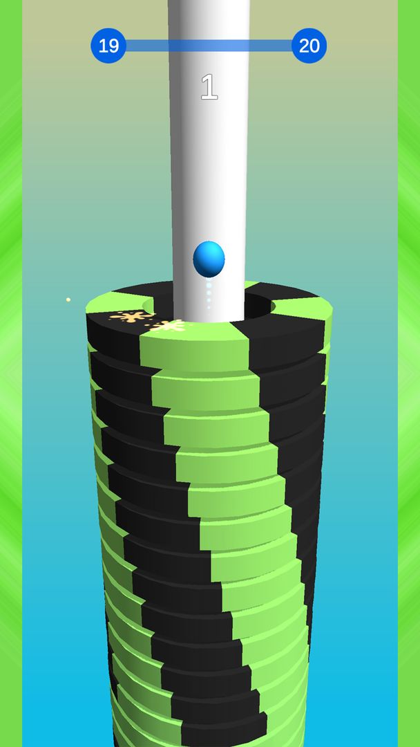 Candy Ball stack break screenshot game