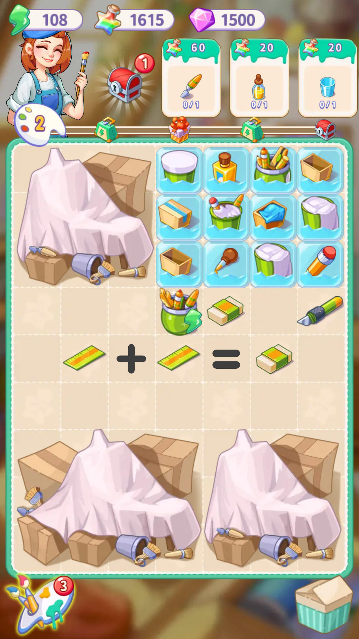 Merge Artist: Merge Games Game Screenshot