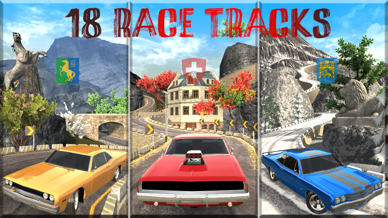 Legendary Muscle Car Race Game Screenshot