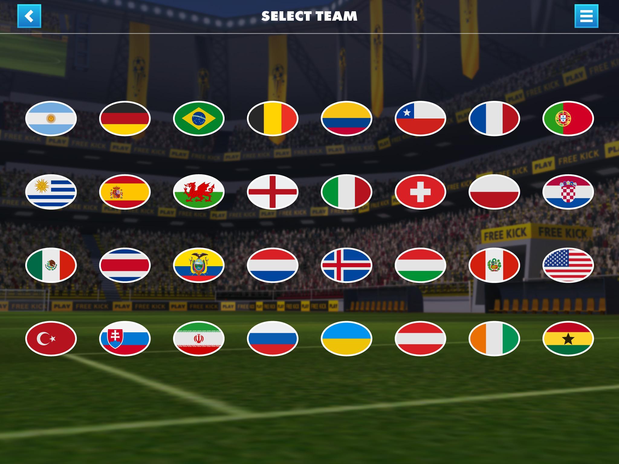 SOCCER FREE KICK WORLD CUP 17 Game Screenshot