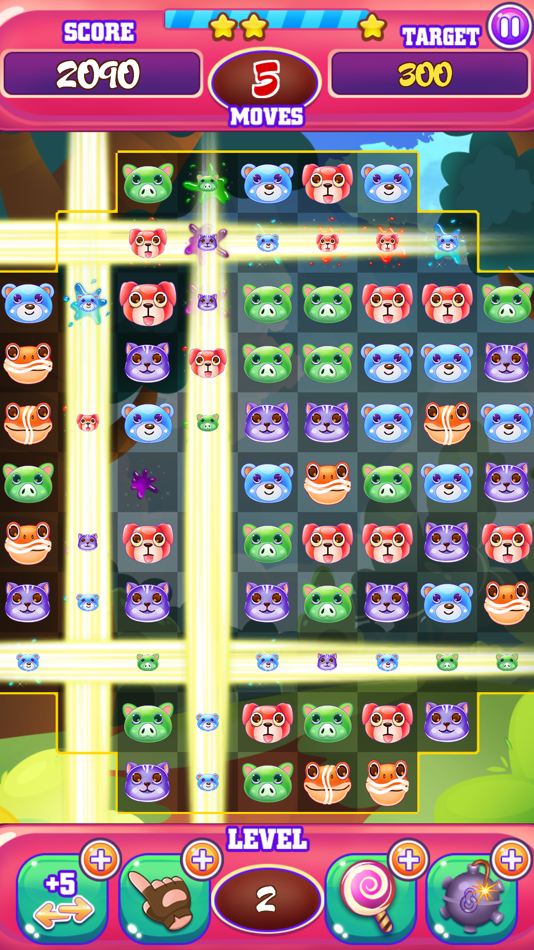 Land of Gardens: Match 3 Game Screenshot