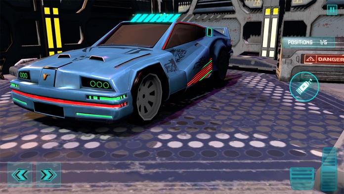 Captura de Tela do Jogo Neon Car Race Simulation Game