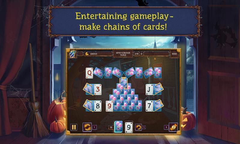 Captura de Tela do Jogo Solitaire game Halloween 2