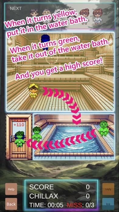 Sauna De Go! Game Screenshot