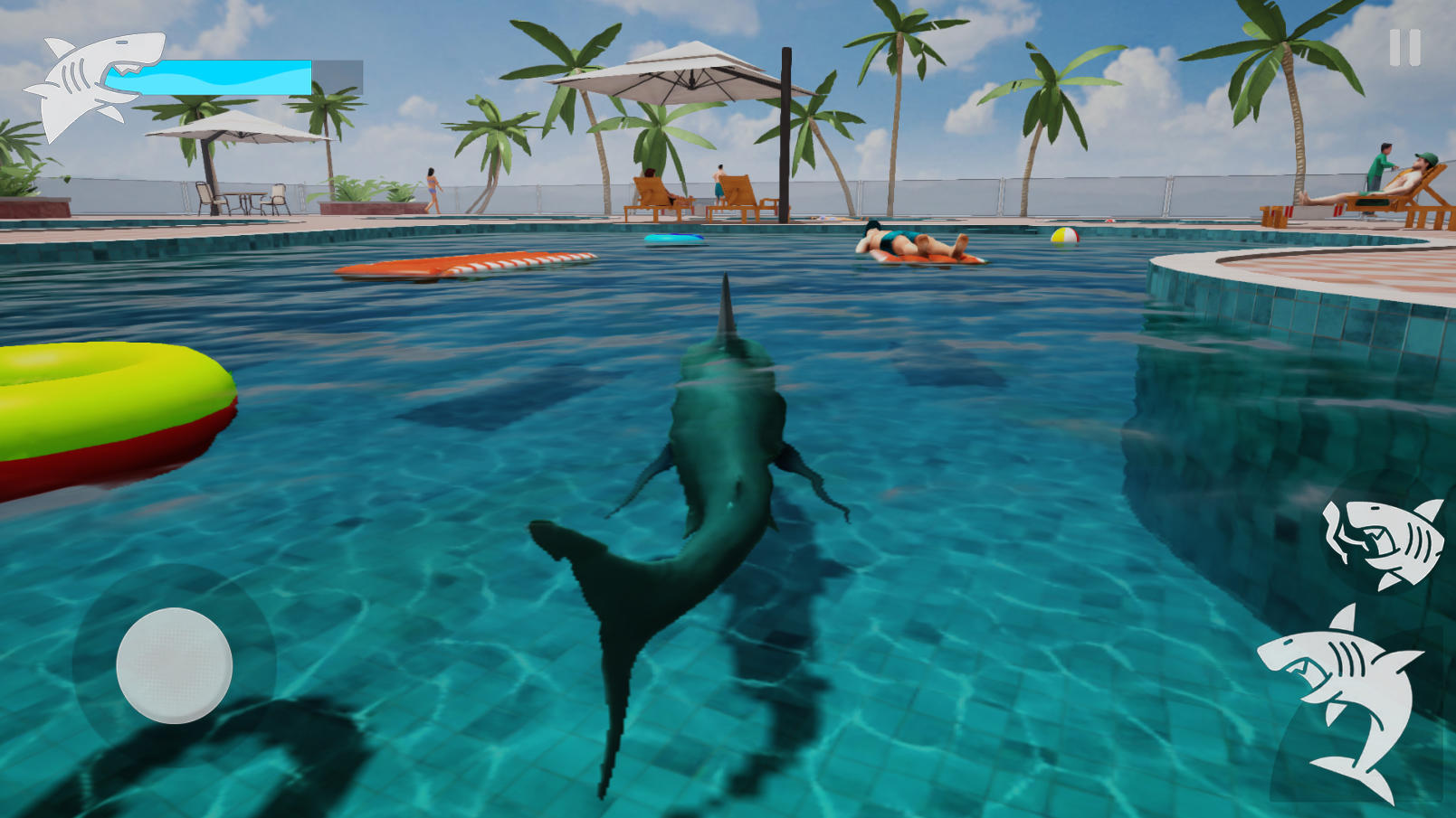 Screenshot 1 of cơn thịnh nộ của cá mập 1